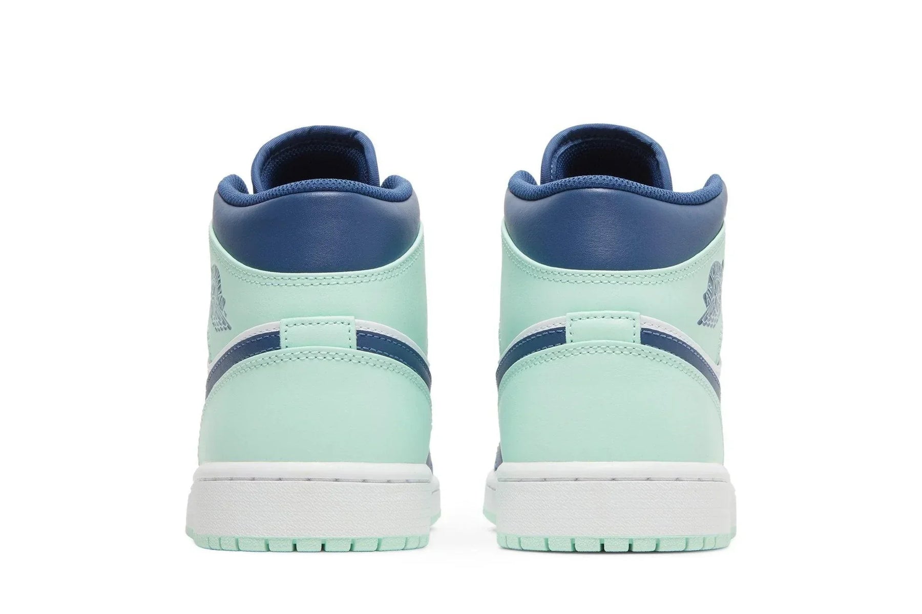 Air Jordan 1 Mid Aqua Blue Tint Verde