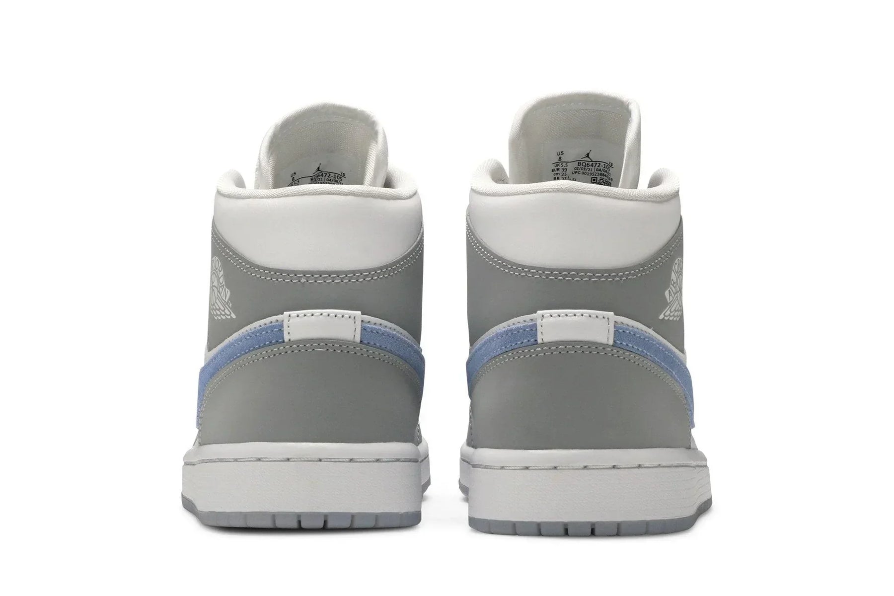 Air Jordan 1 Mid Wolf Grey Cinza
