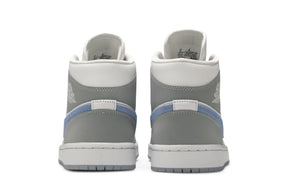 Air Jordan 1 Mid Wolf Grey Cinza