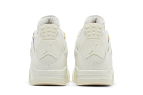 Air Jordan 4 Retro Metallic Gold Branco