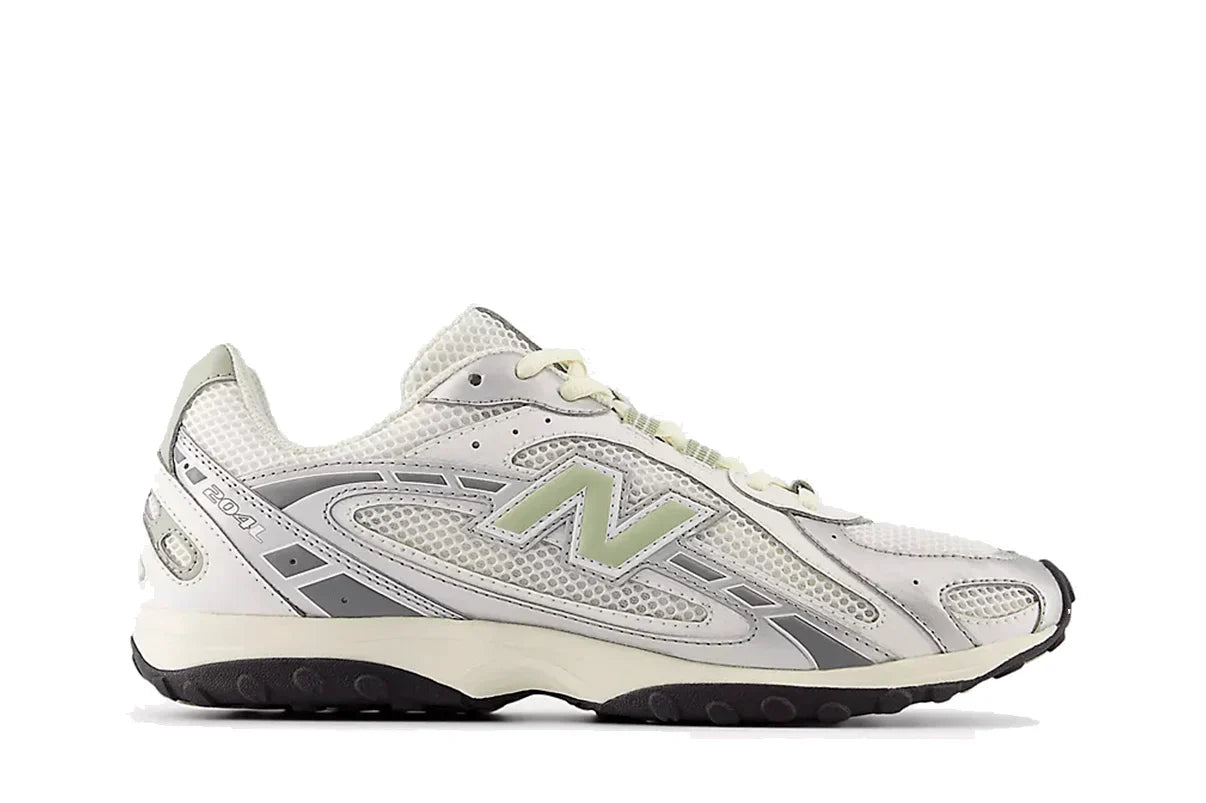 New Balance 204L Silver Metallic Sage Green Prateado