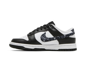 Nike Dunk Low Black Paisley Preto