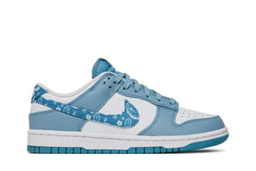Nike Dunk Low Blue Paisley Azul