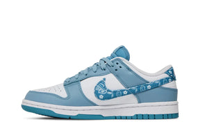 Nike Dunk Low Blue Paisley Azul