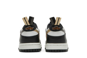 Nike Dunk Low GS Black/White Metallic Preto